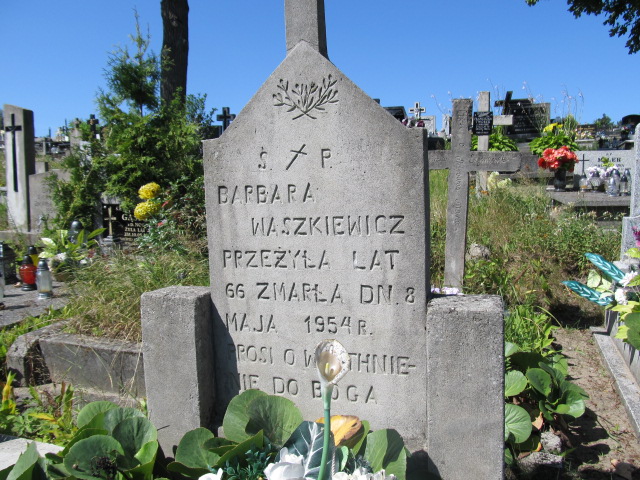 Barbara Waszkiewicz Kurzelów - Grobonet - Wyszukiwarka osób pochowanych