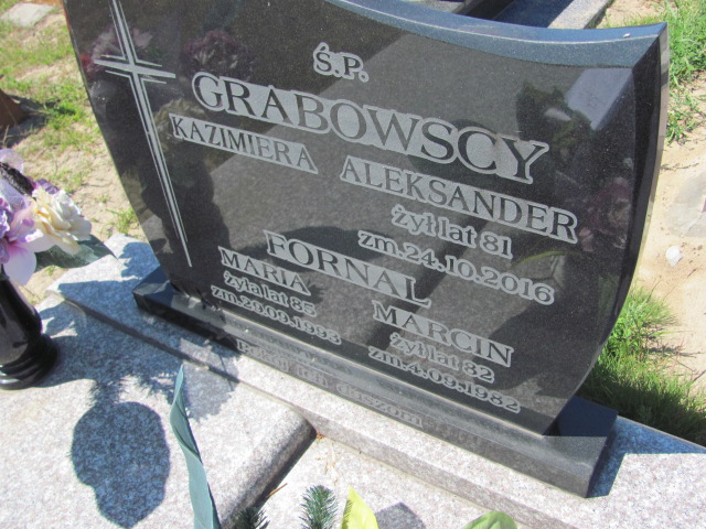 Aleksander Grabowski 1935 Kurzelów - Grobonet - Wyszukiwarka osób pochowanych