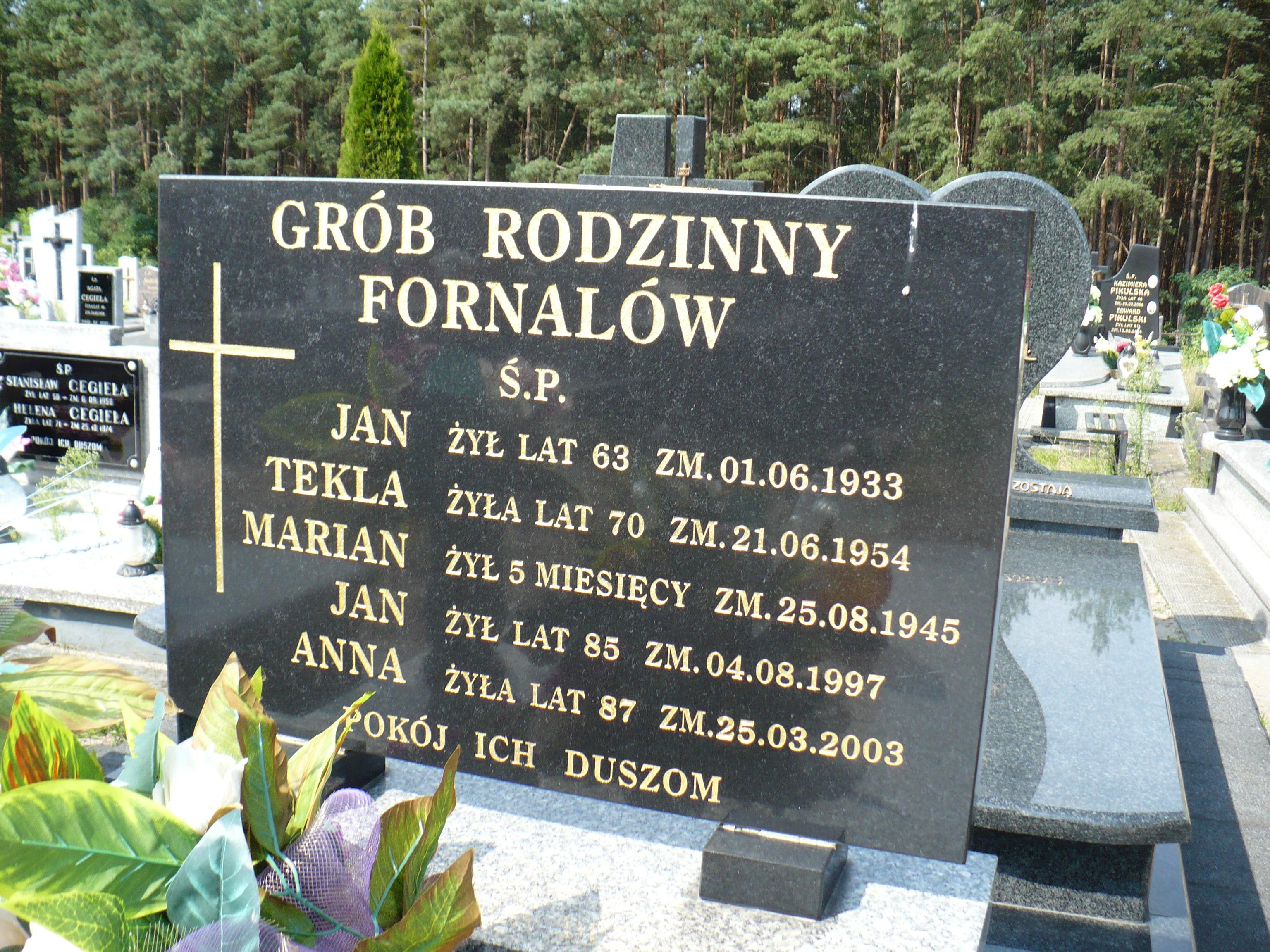 Jan Fornal Kurzelów - Grobonet - Wyszukiwarka osób pochowanych