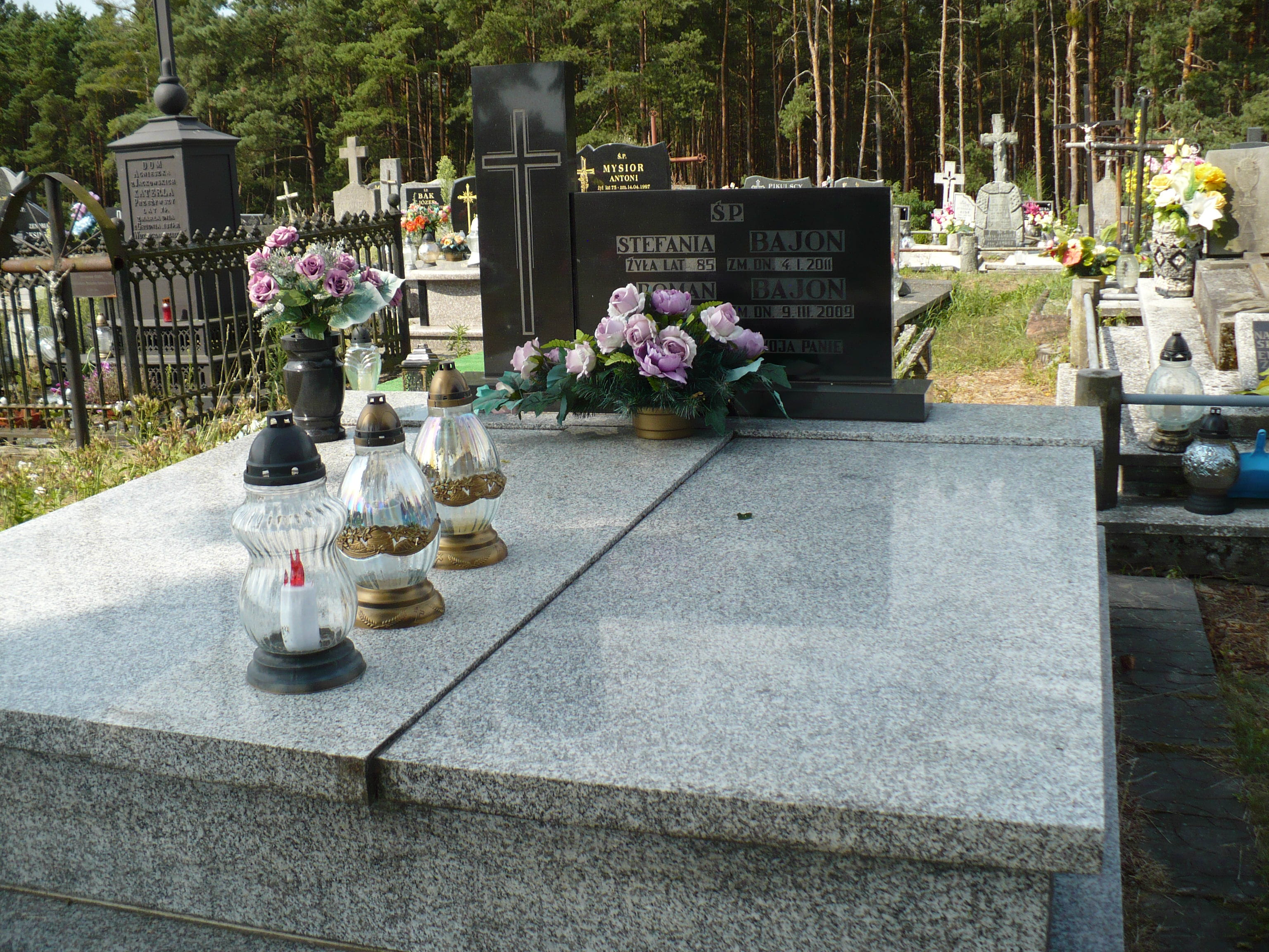 Grób Stefania Bajon